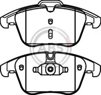 Колодка гальм. диск. FORD MONDEO, передн. (вир-во) A.B.S. 37568 (фото 1)