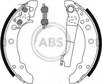 Колодка гальм. барабан. AUDI/SEAT/VW 50/80/AROSA/GOLF задн. (вир-во) A.B.S. 8772 (фото 1)