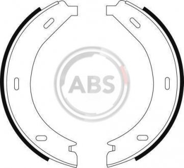 Колодка гальм. барабан. MB VITO задн. (вир-во) A.B.S. 9110 (фото 1)