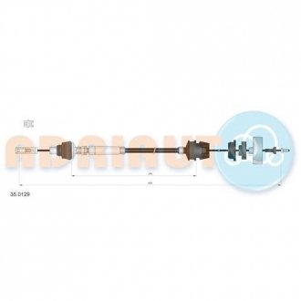 Тросик сцепления ADRIAUTO 35.0129