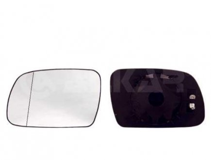 Стекло дзеркала (з підігрівом) Peugeot 307 1.4-2.0 HDi 00- (R) ALKAR 6432307 (фото 1)