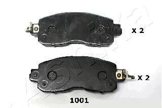 Колодки тормозные дисковые передние NISSAN LEAF ELECTRIC 10- (пр-во) ASHIKA 50-01-1001 (фото 1)