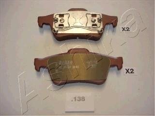Колодки тормозные дисковые задние MAZDA 3 (пр-во) ASHIKA 51-01-138 (фото 1)