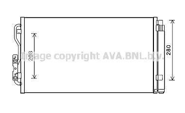 Радіатор кондиціонера BMW (вир-во) AVA COOLING BWA5434D (фото 1)