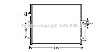 Радиатор кондиционера AVA COOLING DW5082 (фото 1)