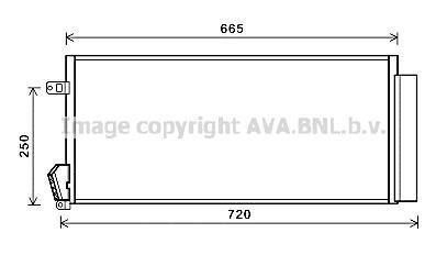 Радиатор кондиционера AVA COOLING FTA5396D (фото 1)