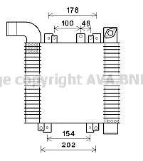 Интеркулер Hyundai Santa Fe 06- AVA COOLING HY4359 (фото 1)