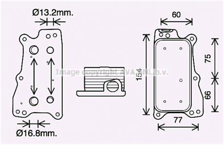 Радиатор масляный AVA COOLING MS3688 (фото 1)