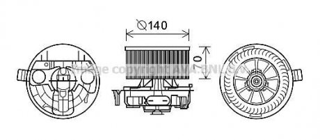 Вентилятор салону Renault (вир-во) AVA COOLING RT8574 (фото 1)