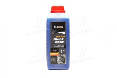 Чернитель (очиститель) резины Black Coat for Tire (канистра 1л) <> Axxis Ax-736-1 (фото 1)