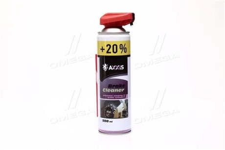 Очиститель тормозной системы и сцепления Brake Cleaner 500ml+20 НОСИК <> Axxis VSB-060+20 (фото 1)