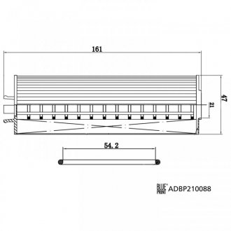 Фільтр масляний BLUE PRINT ADBP210088 (фото 1)