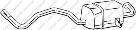 Глушитель задняя часть RENAULT MEGANE II (02-10), RENAULT Scenic (03-08) BOSAL 280-815