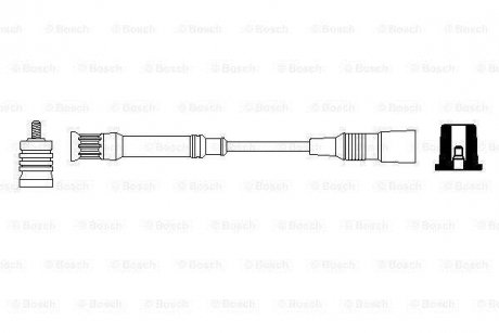 Автомобільний високовольтний провід BOSCH 0 356 912 898 (фото 1)