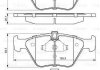 Колодка торм. диск. BMW 3 (E46), 5 (E39) передн. (пр-во) BOSCH 0 986 424 485 (фото 8)