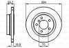 Гальмівний диск BOSCH 0986478570 (фото 6)