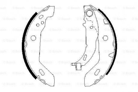 Гальмівні колодки барабанные BOSCH 0986487565 (фото 1)