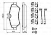 Колодки гальмівні (задние) MB Sprinter 209-319CDI/VW Crafter 06- BOSCH 0986494601 (фото 8)