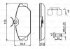 Колодки гальмівні (передні) Renault Clio II 00-/Megane I 96-03 (з прижимною пластиною) BOSCH 0986494656 (фото 8)