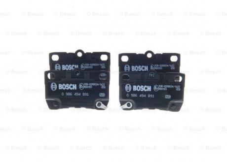 Колодки гальмівні (задние) Lexus GS/IS II/IS C 05- BOSCH 0 986 494 891 (фото 1)