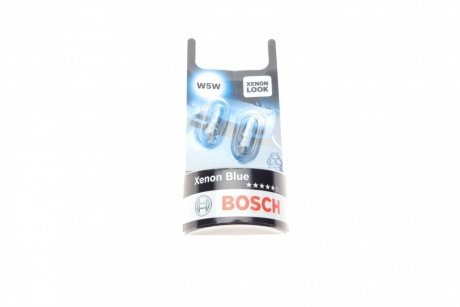 Лампа розжарювання W5W 12V 5W Xenon Blue (вир-во) BOSCH 1 987 301 033 (фото 1)