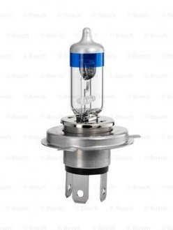 Лампа розжарювання H4 12V 60/55W P43t PLUS 90 blister (вир-во) BOSCH 1 987 301 077 (фото 1)