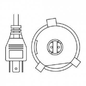 Автолампа светодиодная LED (12V H4 30W) BOSCH 1987301554 (фото 1)