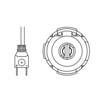 Автолампа светодиодная LED (12V H7 30W) BOSCH 1987301557 (фото 1)