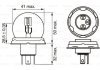 Автолампа R2 24V 55/50W P45t Trucklight BOSCH 1 987 302 421 (фото 6)