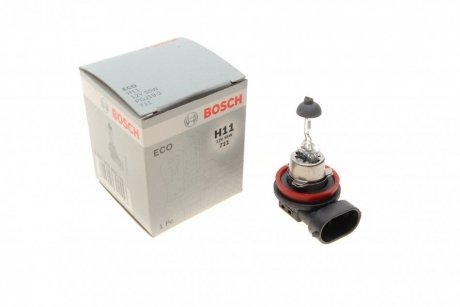 Лампа розжарювання H11 12V 55W PGJ19-2 ECO (вир-во) BOSCH 1987302806 (фото 1)