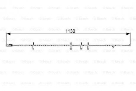 Датчик зносу гальмівних колодок BOSCH 1 987 473 016 (фото 1)