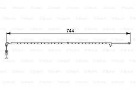 Датчик зносу гальмівних колодок BOSCH 1 987 473 021 (фото 1)