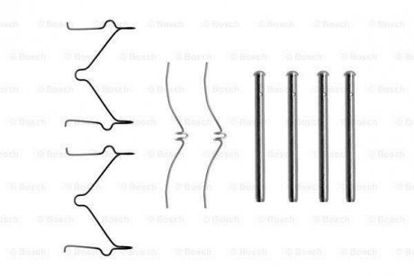 Планка супорта (переднього) прижимна (к-кт) Mazda 121/323 89-94 BOSCH 1 987 474 208 (фото 1)