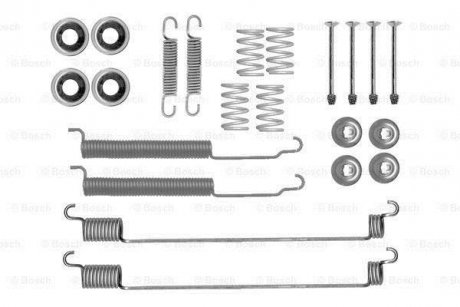 Комплект пружинок колодок ручника Nissan NP300/Pathfinder 86- BOSCH 1987475308 (фото 1)