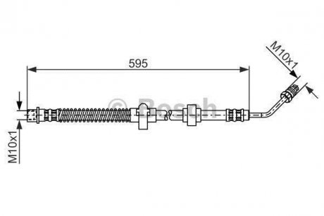 Шланг гальмівний BOSCH 1 987 476 374 (фото 1)
