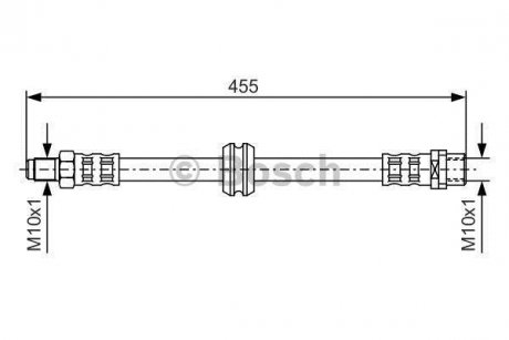 Шланг гальмівний BOSCH 1 987 476 444 (фото 1)