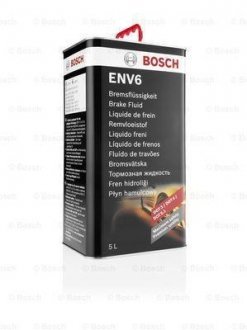 Гальмівна рідина ENV6 (DOT4/DOT3/DOT5.1) (5L) BOSCH 1 987 479 208 (фото 1)