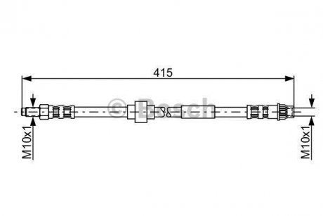 Гальмівний шланг BOSCH 1987481165 (фото 1)