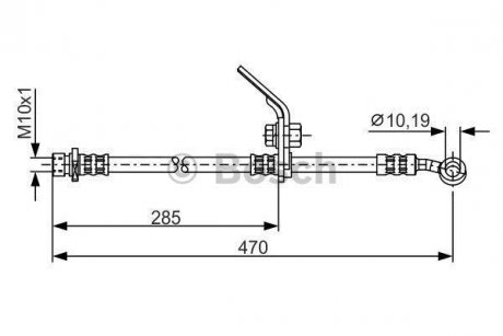 Шланг гальмівний BOSCH 1 987 481 328 (фото 1)
