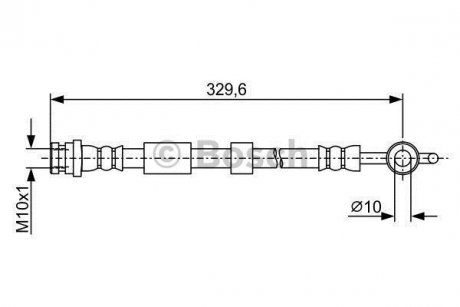 Гальмівний шланг BOSCH 1987481952 (фото 1)