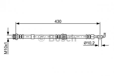 Гальмівний шланг BOSCH 1987481956 (фото 1)