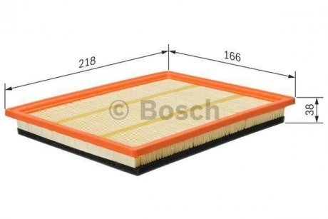 Повітряний фільтр BOSCH F026400177 (фото 1)