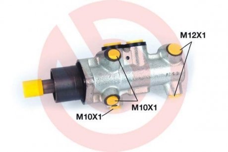 Гальмівний цилиндр головний BREMBO M68 009 (фото 1)