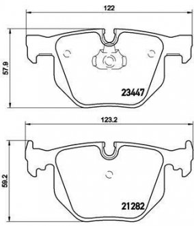 Гальмівні колодки дискові BREMBO P06 029 (фото 1)