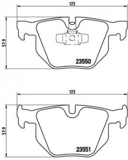 Гальмівні колодки дискові BREMBO P06 039X (фото 1)