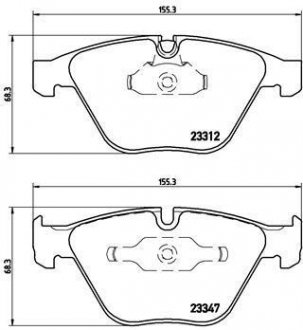 Гальмівні колодки дискові BREMBO P06 046 (фото 1)