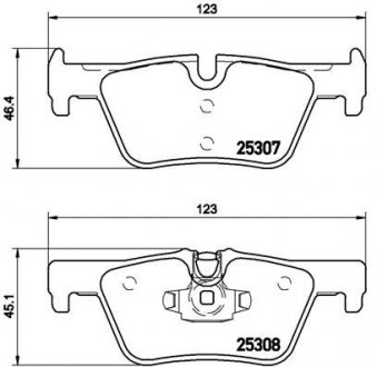 Гальмівні колодки дискові BREMBO P06 071X (фото 1)