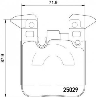 Гальмівні колодки дискові BREMBO P06 087X (фото 1)