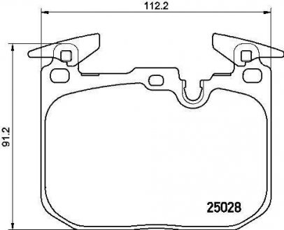 Гальмівні колодки дискові BREMBO P06 088 (фото 1)