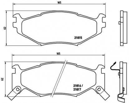 Гальмівні колодки дискові BREMBO P11 007 (фото 1)